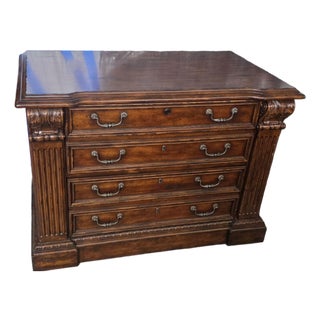 Sligh Traditional Carved Lateral File or Credenza For Sale
