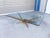 Silas Seandel Mid-Century Sculptural Brass and Glass Coffee Table, 1970s For Sale In Los Angeles - Image 6 of 14