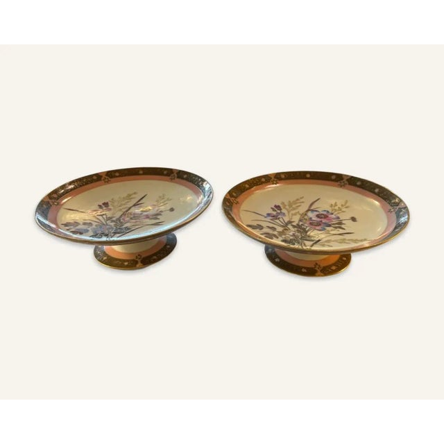 Early 20th Century Spode Footed Petit Four Servers- a Pair For Sale - Image 10 of 10