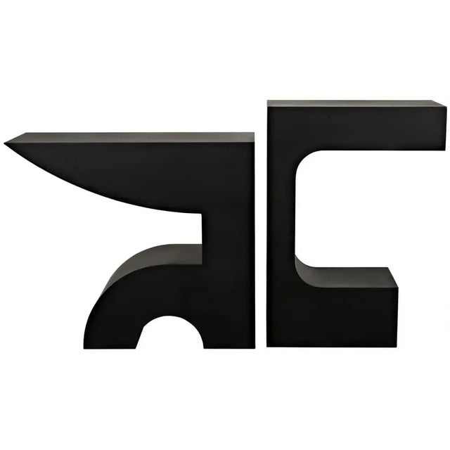 Noir NOIR Shiba Console, Black Iron For Sale - Image 4 of 6