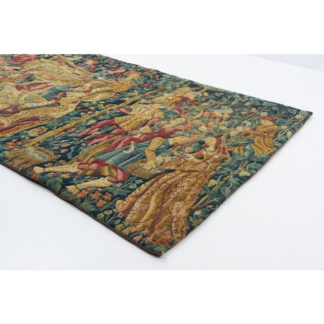 Jacquard Tapestry attributed to Jean Laurent for Aubsson, France, 1970s For Sale - Image 6 of 13