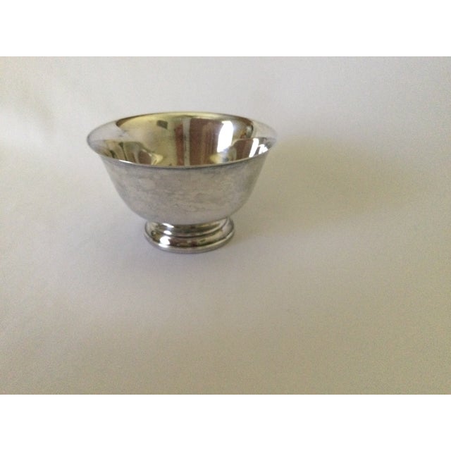Vintage Wm. Rogers Paul Revere Reproduction Silver- Plated Bowl For Sale - Image 6 of 7