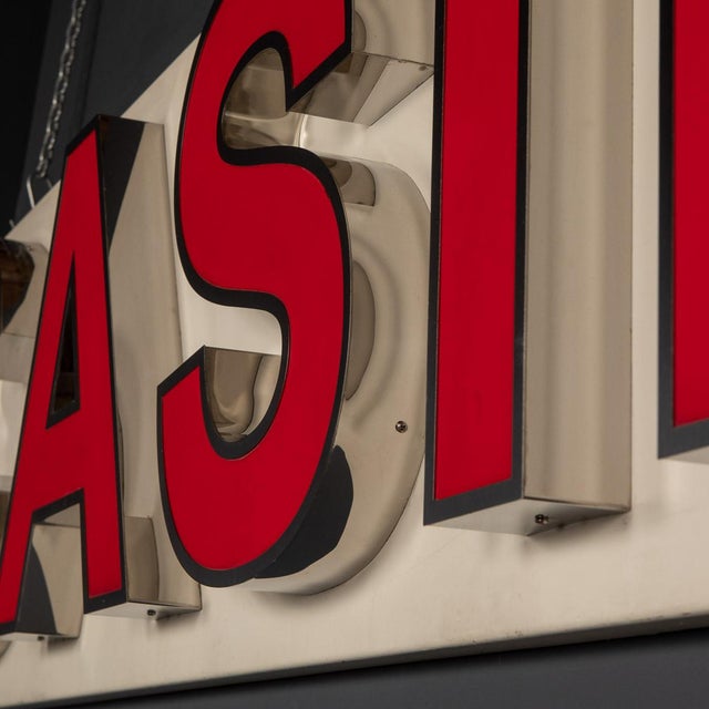 1970s Illuminating Casino Advertising Sign, 1970s For Sale - Image 5 of 15
