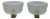 Brass and Glass Wall Lamps by Archimede Seguso for Seguso, Italy, 1940s, Set of 2 For Sale