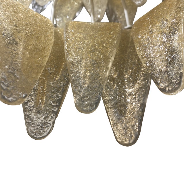 Large Murano Glass Gatsby Chandelier from Barovier & Toso, 1920s For Sale - Image 3 of 5