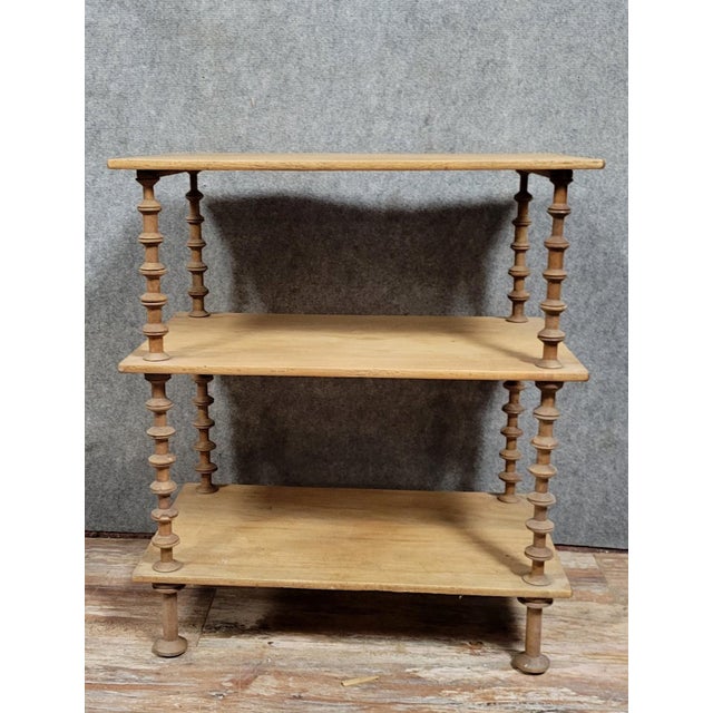 Wood Display Shelf with Shelves, 1890s For Sale - Image 4 of 7