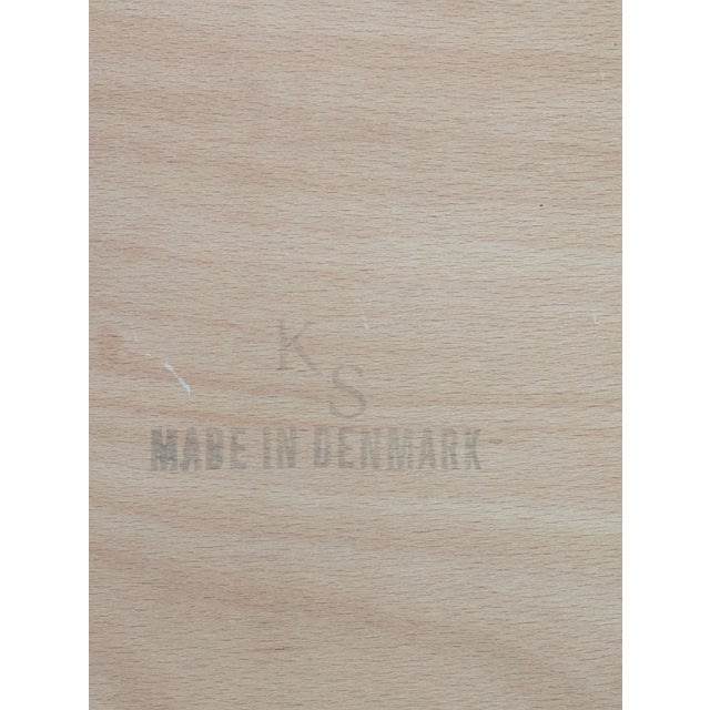 Mid 20th Century Ks Mobler by Kai Kristiansen Set of 4 Dining Chairs in Teak For Sale - Image 9 of 13
