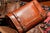 English Stately English Antique Leather Suede Case With Tins Home Decor Prop For Sale - Image 3 of 16