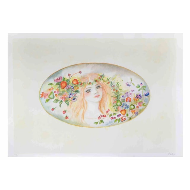 Lithograph on paper realized by Felicita Frai. Edition of 99. Hand signed and numbered in pencil. Excellent condition....