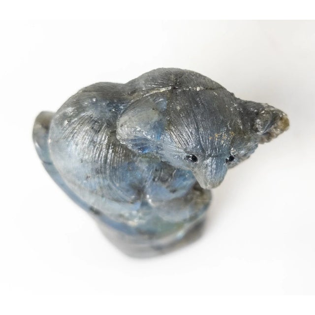 20th Century Carved Labradorite Stone Koala Bear For Sale In New York - Image 6 of 8