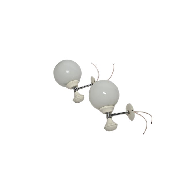 Art Deco Sconces, Poland, 1970s, Set of 2 For Sale - Image 4 of 11