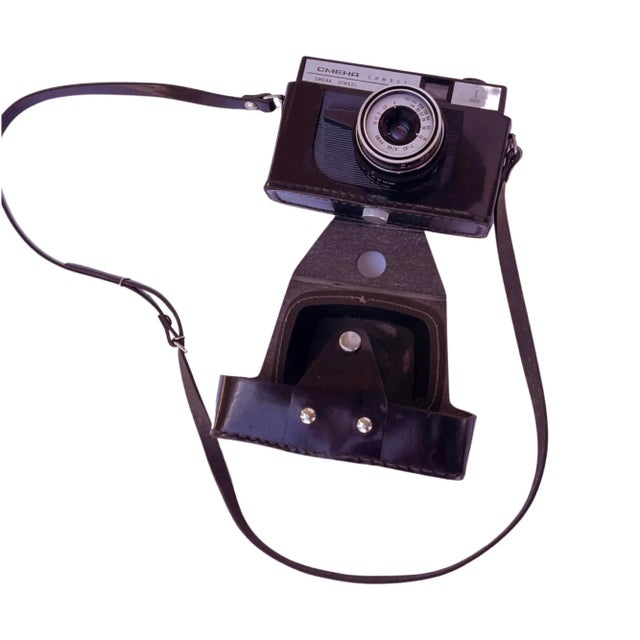 Metal Smena Symbol Analog Camera, Ussr, 1970s. For Sale - Image 7 of 11