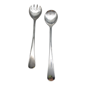Vintage Italian Silverplate Salad Tongs - A Pair