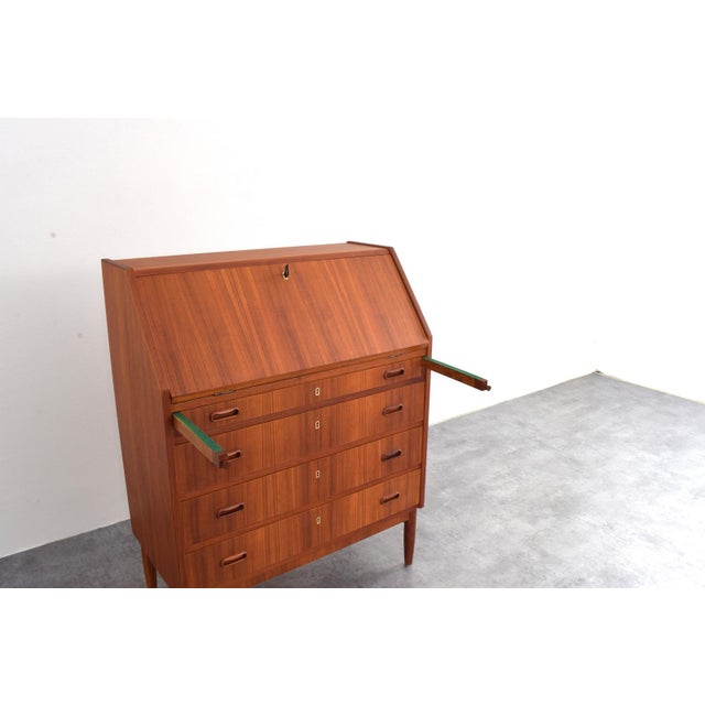 Mid-Century Modern Danish Teak Secretaire, 1960s For Sale - Image 15 of 18