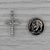 0.42ctw Diamond Platinum Cross Pendant Fine Religious Jewelry For Sale - Image 4 of 5