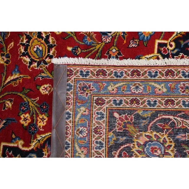 1980s Pasargad Persian Kashan Rug For Sale - Image 4 of 5