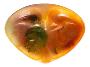 Daum Nancy Art Nouveau Pate de Verre “Noisettes” Vide Poche
