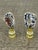 Contemporary 1970s Gorgeous Pair of Agate Geode Lamp Finials For Sale - Image 3 of 4