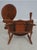 Frederick Duckloe Oak, Cherry, and Walnut Comb-Back Windsor Desk Writing Chair For Sale - Image 17 of 18