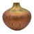 1970s 1970s Art Nouveau Weller Style Iridescent Amber & Gold Raku Fired Vase, Pair For Sale - Image 5 of 14