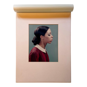 1970's Photo: Portrait in Profile in the style of Thomas Ruff - Artist Unknown