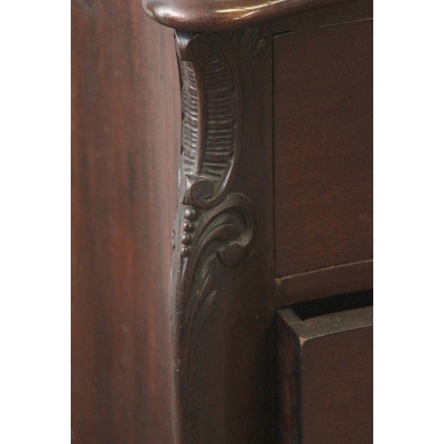Antique Queen Anne Mahogany Vanity Dresser For Sale - Image 10 of 14