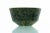 Fantoni ceramic bowl, volcanic blue glaze on exterior with green glaze on interior. Signed [Fantoni Italy Raymore Italy].