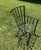 Metal 6 Heavy Rare Vintage Wrought Iron Oversized Chairs For Sale - Image 7 of 8