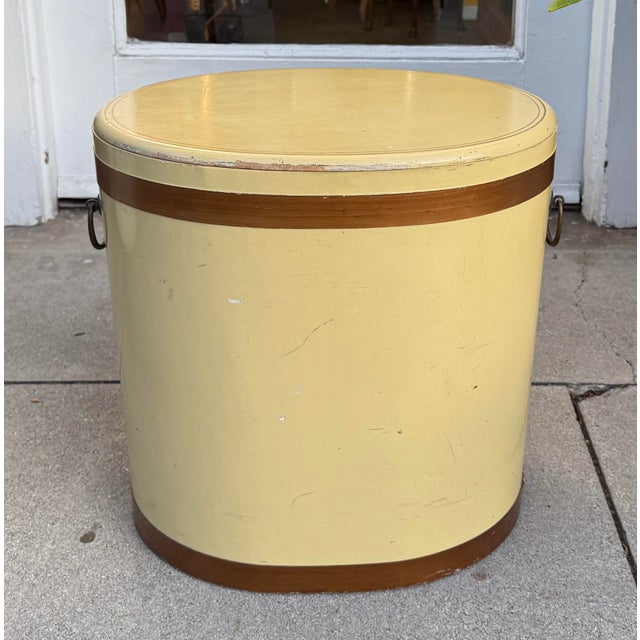 Large Antique Chinese Are Deco Rice Caddy Bin For Sale - Image 4 of 6