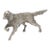 Vintage English Silverplate Setter Dog Figure For Sale