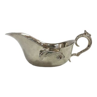 Vintage Silverplate Gravy Boat For Sale