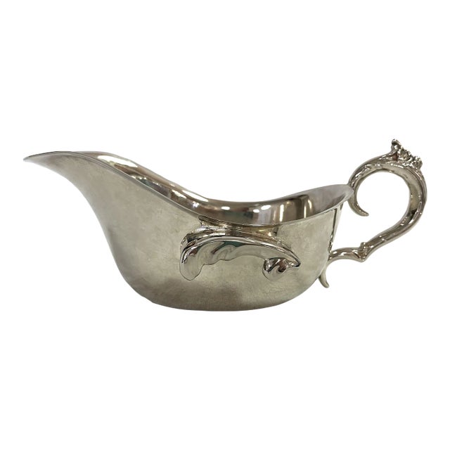 Vintage Silverplate Gravy Boat For Sale
