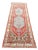 1940s Red Geometric Hand-Knotted Caucasian Runner Rug For Sale - Image 9 of 9