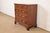 Henredon Georgian Banded Mahogany and Burl Wood Chest of Drawers, Newly Refinished For Sale - Image 18 of 18