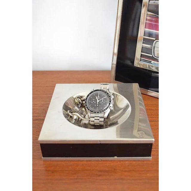 Bauhaus Art Deco Style Playboy Picture Frame with Storage Bowl, 1980s, Set of 2 For Sale - Image 3 of 8