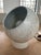 White Mid 20th Century Afco Style Spotlight Atomic Dome Globe Eyeball Table Lamp For Sale - Image 8 of 10