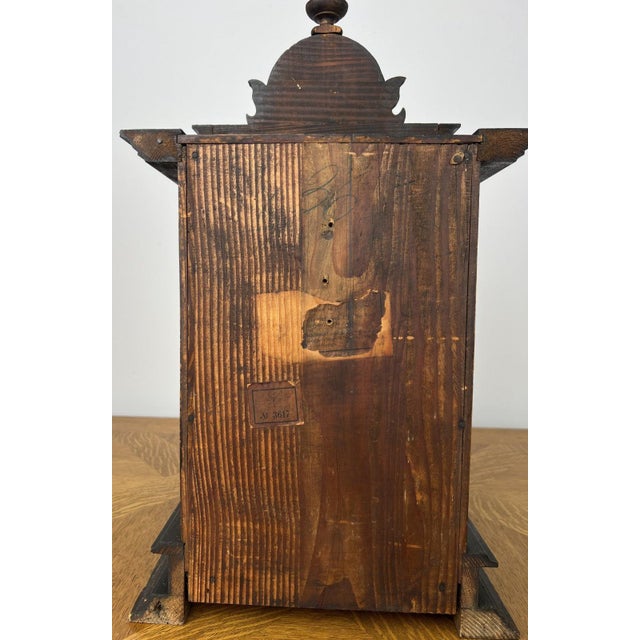 Vintage Junghans Wooden Mantel Clock For Sale - Image 15 of 18