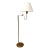 1970s Rare Polished Brass Casella Lighting Floor Lamp For Sale