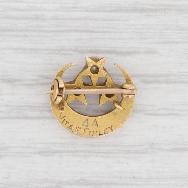Founded: Sorority founded in 1888 Chapter Info: Delta Alpha founded at DePauw University in 1908. *This great vintage...