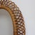 Mid-Century Modern Italian Rattan Wall Mirror, 1960s For Sale - Image 9 of 12