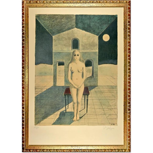 Paul Delvaux, The Seer, 1974, Lithograph For Sale - Image 6 of 6