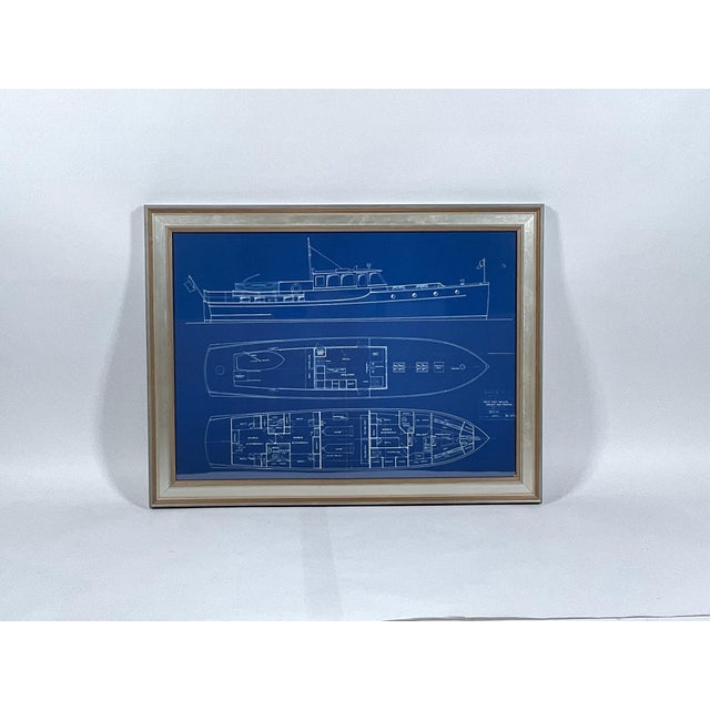 American Yacht Blueprint of a Sixty Foot Fast Cruiser For Sale - Image 3 of 9