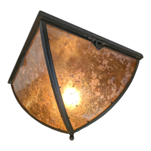 Steven Handelman Studios Iron & Mica Flush Mount