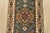 Heriz Runner 2’6” X 7’9” Blue Wool Tribal Hand-Knotted Oriental Rug For Sale - Image 4 of 12