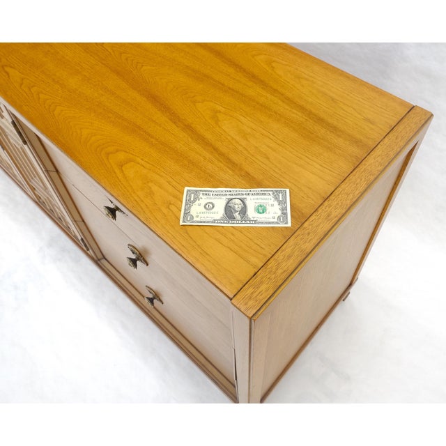 Thomasville 9 Drawers Two Door Compartment 75” Long Dresser Credenza MINT For Sale - Image 12 of 16