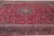 19th Century Antique Mohtasham Kashan Handmade Botanical Medallion Red Wool Rug For Sale In New York - Image 6 of 10