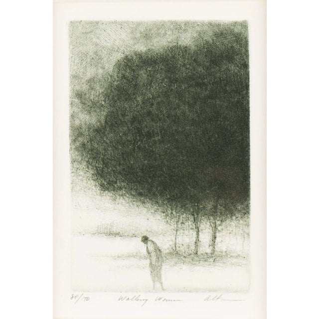 Engraving on paper from Altman's series of works centering on life in Central Park, New York City. The composition is...