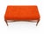2000 - 2009 Mid Century Modern Ottomans - Pair For Sale - Image 5 of 6