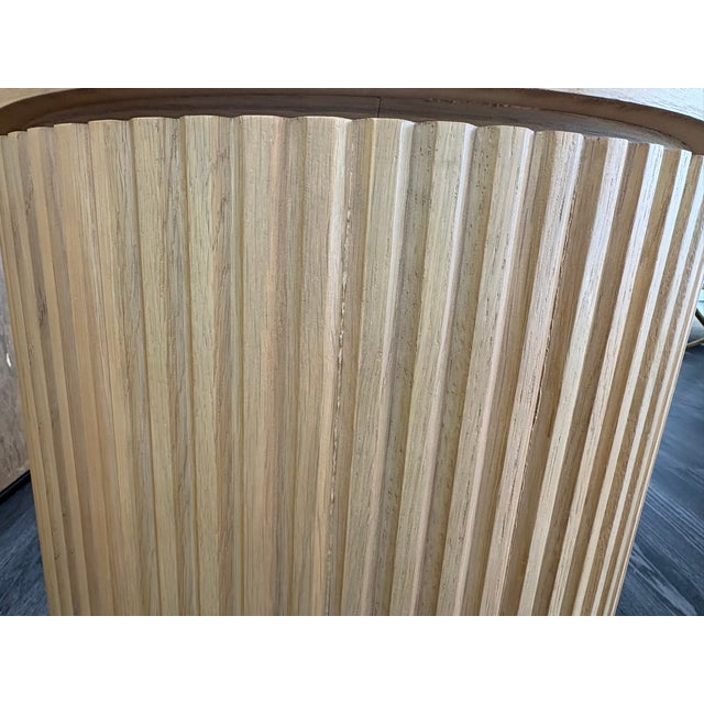 Contemporary Rh Byron Closed Nightstand – 32" Light Oak | Designed by Harrison & Nicholas Condos For Sale - Image 3 of 18