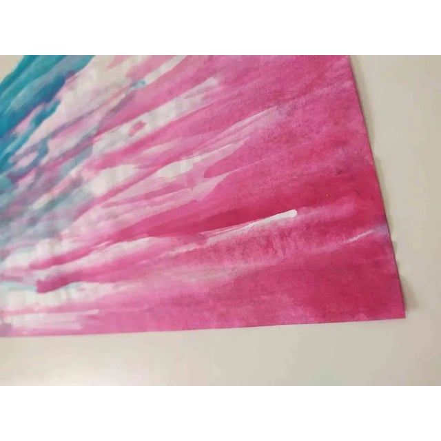 Contemporary Contempologyc, Sweet Beauty, Original Tempera on Paper, 2020 For Sale - Image 3 of 6